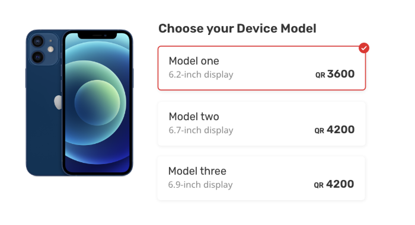 Choose model